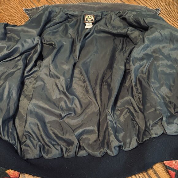 Vintage Western Aztec Bomber Jacket Santa Fe Men's M  E.M.I. Made in USA - Picture 9 of 15